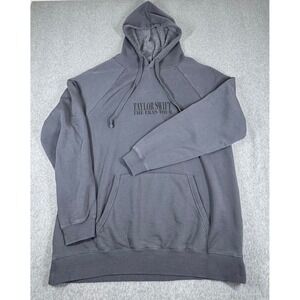 Taylor Swift THE ERAS TOUR Washed Blue Hoodie XL Oversized Sweater